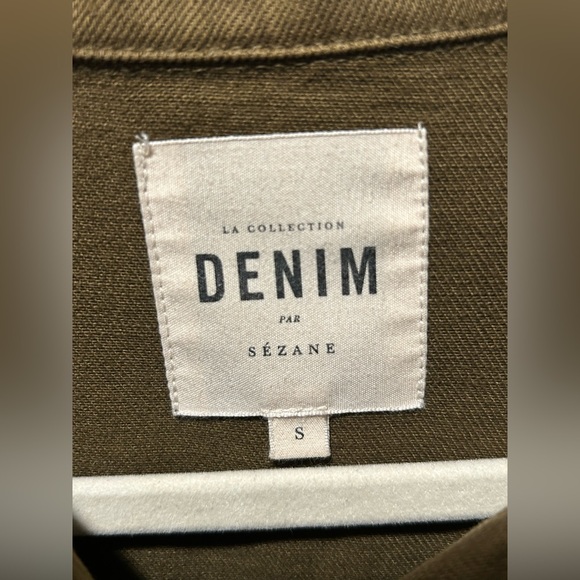 Sezane Will Cotton Chore Barn Utility Modern Jacket Green , sie Small - Picture 6 of 9